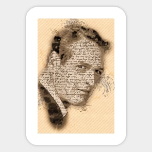 A Tribute to PAUL NEWMAN ✪  Vintage Sketch Retro Art Style Sticker